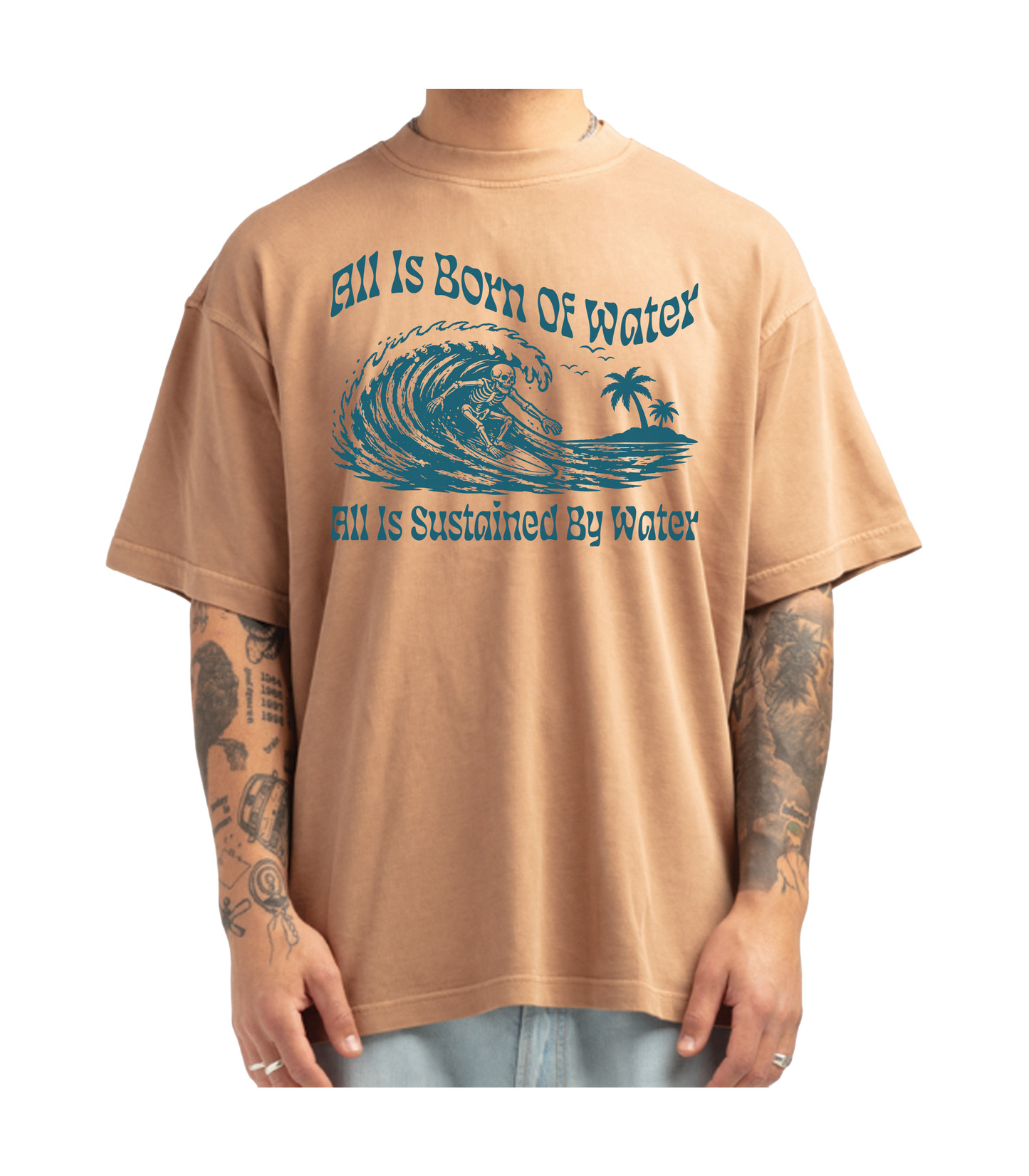Born of Water Retro T-Shirt