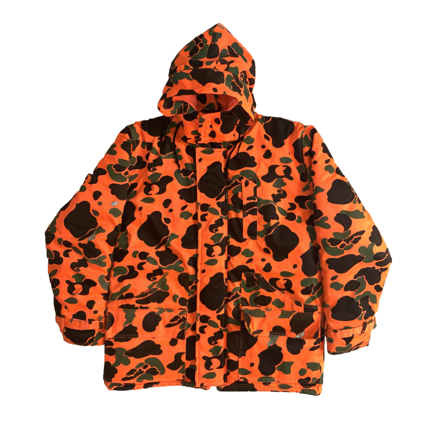 Supreme orange top camo jacket