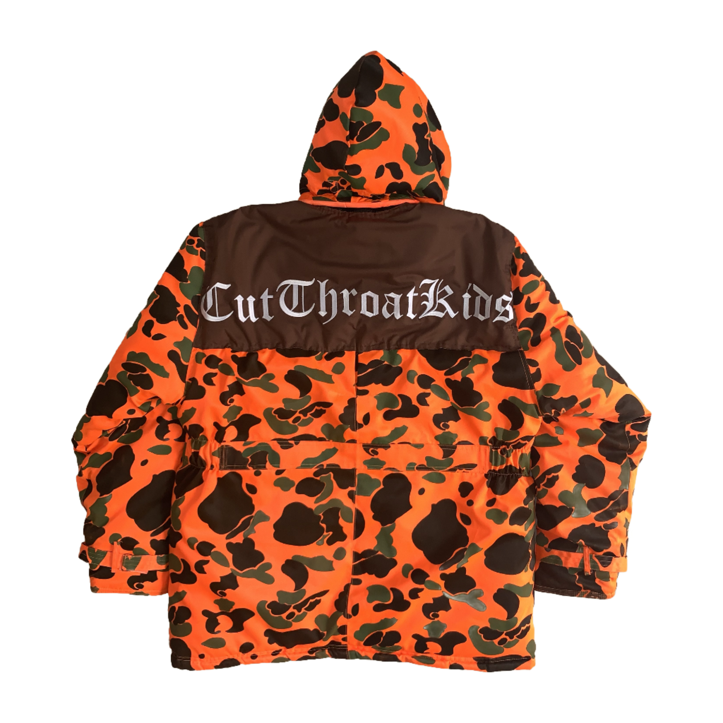 Orange Camo Winter Coat